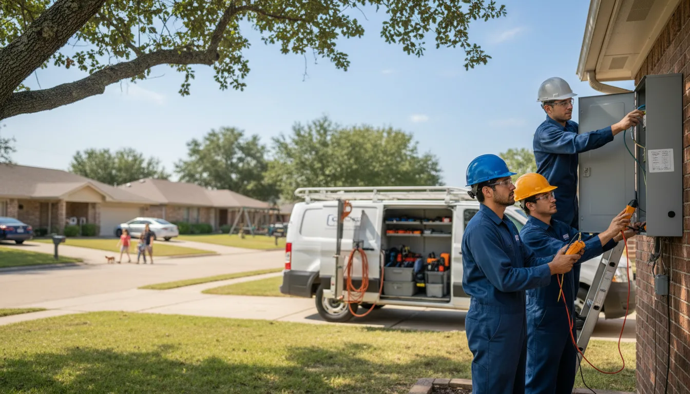 Certified electrician providing emergency electrical services in La Grange, KY